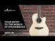 Applause E-akustisk Gitarrer AB24II CS Mid Cutaway - Natural satin (AB24-4S)