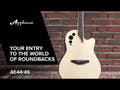 Applause E-akustiska Gitarrer AE44II Mid Cutaway - Naturlig satin (AE44-4S)