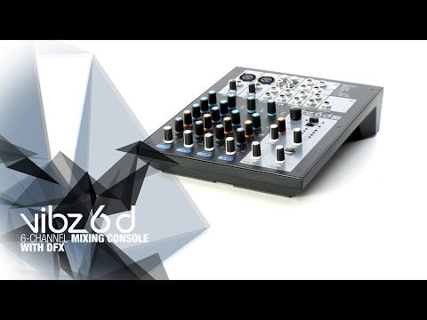 LD Systems VIBZ 6 D - 6-kanals mixerkonsol med DFX
