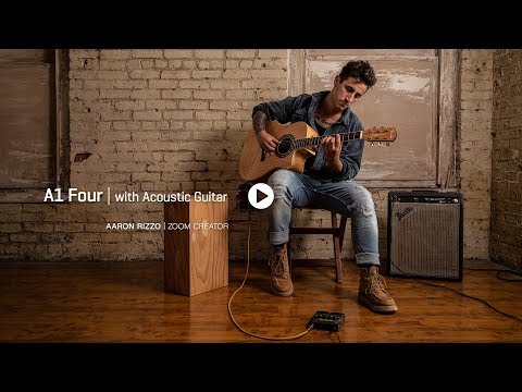Zoom A1 Fyra akustiska effektpedal