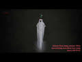Halloween-spøgelse med spids hat, hængende, animeret, 200 cm