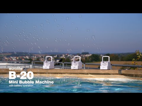 EUROLITE B-20 Mini-bubbelmaskin