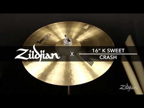 Zildjian 16" K Sweet Crash cymbal