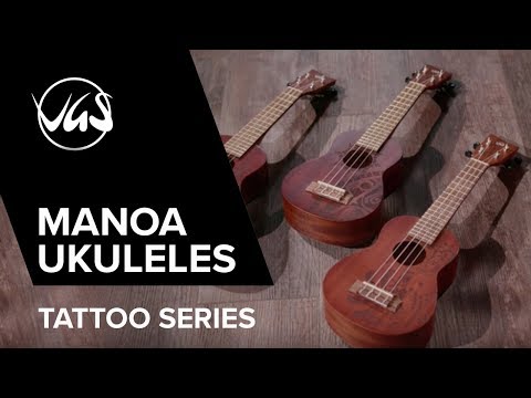 GEWA sopranukulele Manoa Tattoo - Sopran (Maori Design)