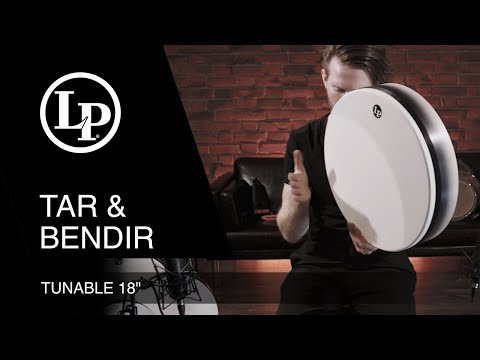 Latin Percussion ramtrummor stämbara bendirer - 18" x 4" (LP5030BF)