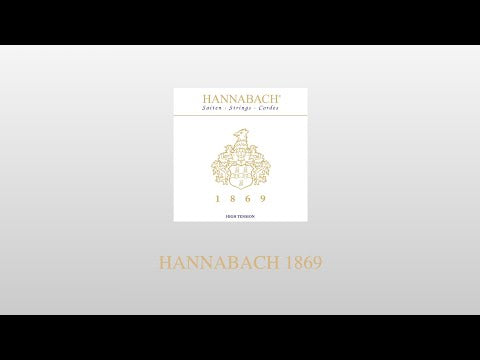 Hannabach strängar för klassiska Gitarrer Serie 1869 Carbon/Gold MHT - 3-pack bas-set (18697MHT)