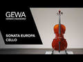 GEWA Sonata Europa cello 1/2, sat op