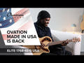 Ovation E-akustisk Gitarrer Pro Series Elite USA - Natural Satin (1768-4S-G)