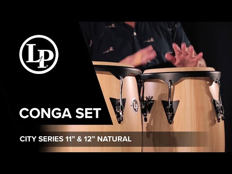 Latin Percussion Conga-set City-serien - 11" & 12" (LP647NY-AW)