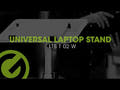 Gravity LTS T 02 W - Universell laptopstativ med justerbara hållstift och stålfot