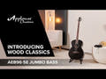Applause E-akustisk bas Wood Classics AEB96-5E Jumbo Bass - Svart matt (AEB96-5E)
