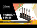 GEWA klassisk gitarr Student svart - 1/4-storlek svart