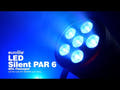 EUROLITE LED Silent Par 6 QCL golv wh