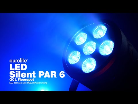 EUROLITE LED Silent Par 6 QCL golv wh