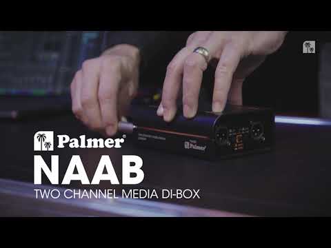 Palmer RIVER naab - Passiv 2-kanals DI-box för medieanvändning