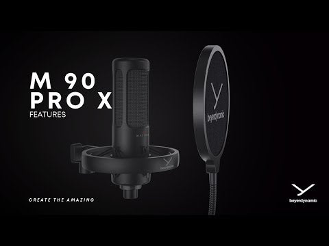 Beyerdynamic M 90 PRO X Studiomikrofon (svart)