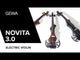 GEWA E-fiol Novita 3.0 - Svart (med Wittner axelstöd)