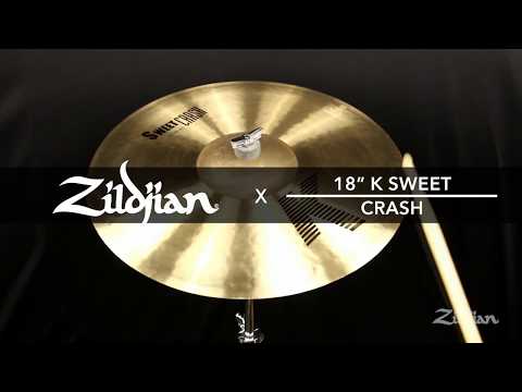 Zildjian 18" K Sweet Crash cymbal