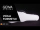 GEWA altfiolformat fodral Air 2.0 - Röd högblank