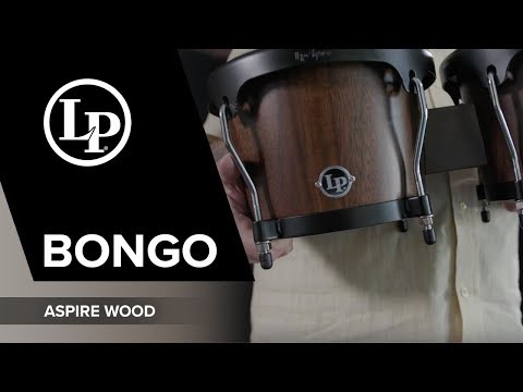 Latin Percussion bongo Aspire - rött trä (LPA601-RW)