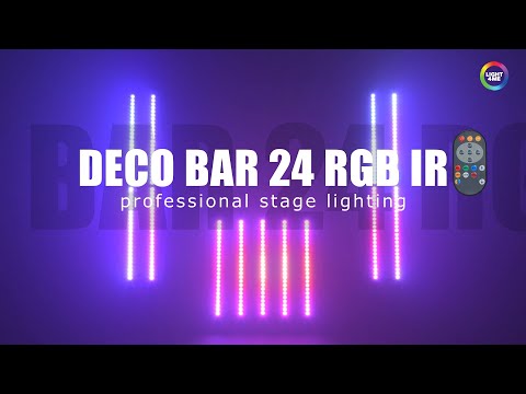 Light4Me Deco Bar 24 RGB IR WH LED-bar + fjärrkontroll