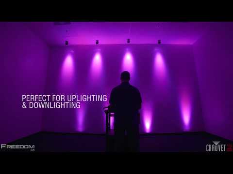 Chauvet FREEDOM H1 Batterilampa 4 st. m. Väska (svart) 