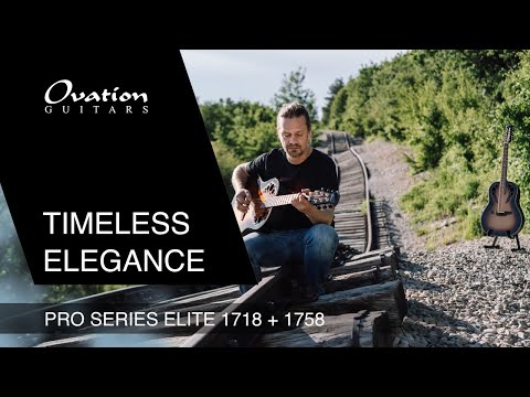 Ovation E-Acoustic Gitarrer Pro Series Elite Deep Bowl Non-Cutaway 12-strängad - Sunburst (1758-1-G)