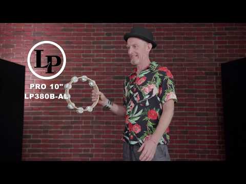 Latin Percussion Tamburin Pro 10 in dubbelrad - LP380B-AL (LP380B-AL)