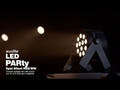 EUROLITE Set 4x LED PARty Spot Silent RGB/WW med Soft Bag