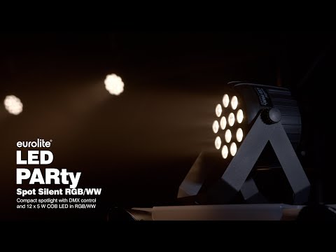 EUROLITE Set 4x LED PARty Spot Silent RGB/WW med Soft Bag