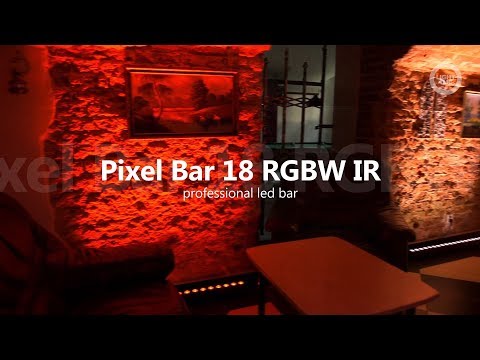 LIGHT4ME PIXEL BAR 18 RGBW IR LED-bar + fjärrkontroll