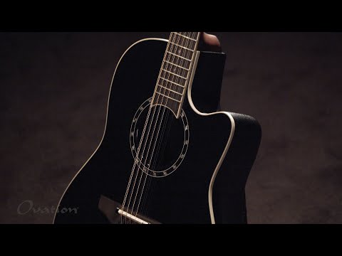 Ovation E-Acoustic Gitarrer Standard Balladeer Deep Contour Cutaway 12-string - Svart (2751AX-5-G)