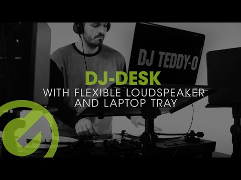 Gravity FT 01 LT T B - Flexibel laptopbricka till DJ-bord