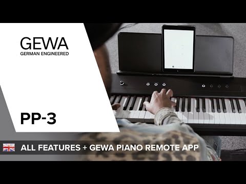 GEWA Portable Piano PP-3 - PP-3 utan stativ