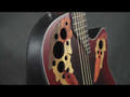 Ovation E-akustisk Gitarrer Celebrity Elite Mid Cutaway - Rubinröd (CE44-RR-G)