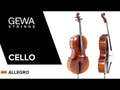 GEWA Cellos Allegro - 1/2 (Spelklar, transportsäkrad)