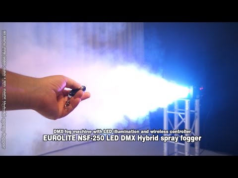 EUROLITE NSF-250 LED DMX Hybrid Spray Fogger