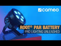 Cameo ROOT® PAR BATTERY - 5 × 4 W batteridriven RGBW LED PAR-spotlight