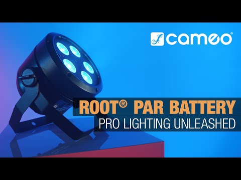 Cameo ROOT® PAR BATTERY - 5 × 4 W batteridriven RGBW LED PAR-spotlight