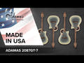 Adamas E-akustiska Gitarrer 2087GT Deep Contour Cutaway - omvänd beige burst (2087GT-7-G)