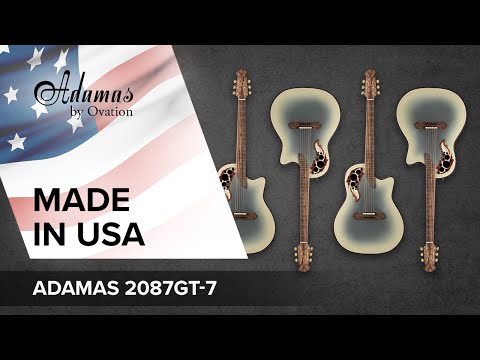 Adamas E-akustiska Gitarrer 2087GT Deep Contour Cutaway - omvänd beige burst (2087GT-7-G)