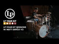 Latin Percussion tamburin City Hi-Hat Jingle Ring - dubbel rad (LP191NYD)
