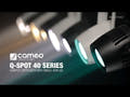 Cameo Q-SPOT 40 WW WH - Kompakt spot med 40 W WW LED i vit finish