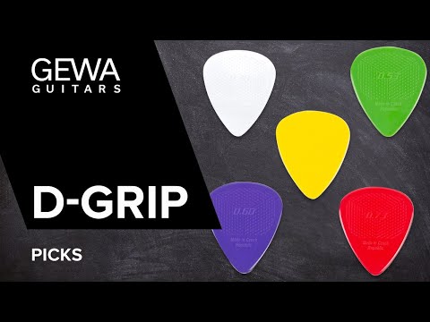 D-Grip Janicek Jazz A plektrum, 1,40 mm, mörkblå, 6 st.
