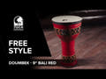 Toca Doumbek Freestyle - Bali Red (SFDK-9RP)