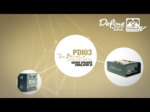 Palmer PDI 03 JB - Joe Bonamassa signaturmodell gitarrhögtalarsimulator-DI