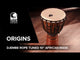 Toca Djembe Origins-serien - Tribal Mask (TODJ-10TM)