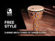 Toca Djembe Freestyle mekaniskt stämd - Fiesta (SFDMX-12F)
