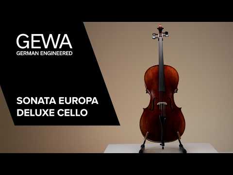 GEWA Sonata Europa Deluxe cello 4/4, inte justerad