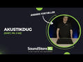 Akustikduk pr 3 m² (svart)